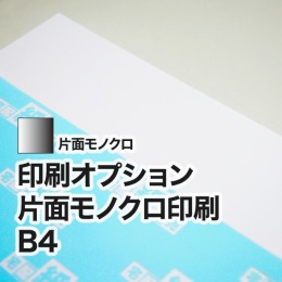 片面モノクロ B4