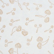 【大判和紙】色鳥の子紙　葵　40×55cm・白×金