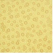 【大判和紙】色鳥の子紙　菊　40×55cm・黄×金