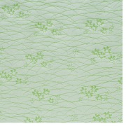 【大判和紙】色鳥の子紙　草　40×55cm・黄緑×パール