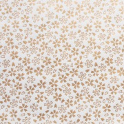 【大判和紙】色鳥の子紙　さくら　色抜き　40×55cm・白×金